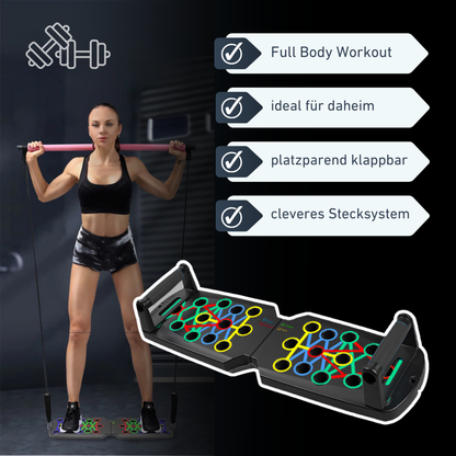 Full Body Push-Up Board – Kompakt. Vielseitig. Für dein Training unterwegs.