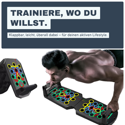Full Body Push-Up Board – Kompakt. Vielseitig. Für dein Training unterwegs.