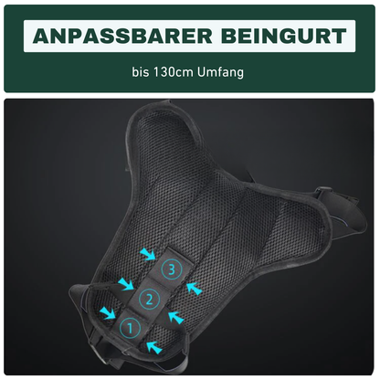 Motorrad-Beintasche – Kompakt. Sicher. Immer griffbereit.