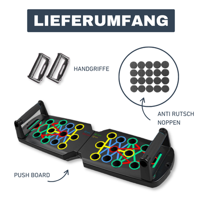 Full Body Push-Up Board – Kompakt. Vielseitig. Für dein Training unterwegs.