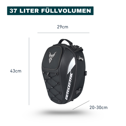 2-in-1 Motorradtasche – Vielseitig. Geräumig. Für jedes Abenteuer.