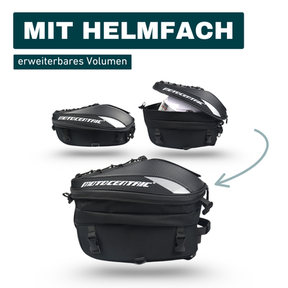 2-in-1 Motorradtasche – Vielseitig. Geräumig. Für jedes Abenteuer.