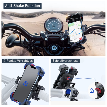 360° Fahrrad-Handyhalterung – Sicher. Flexibel. Immer im Blick.