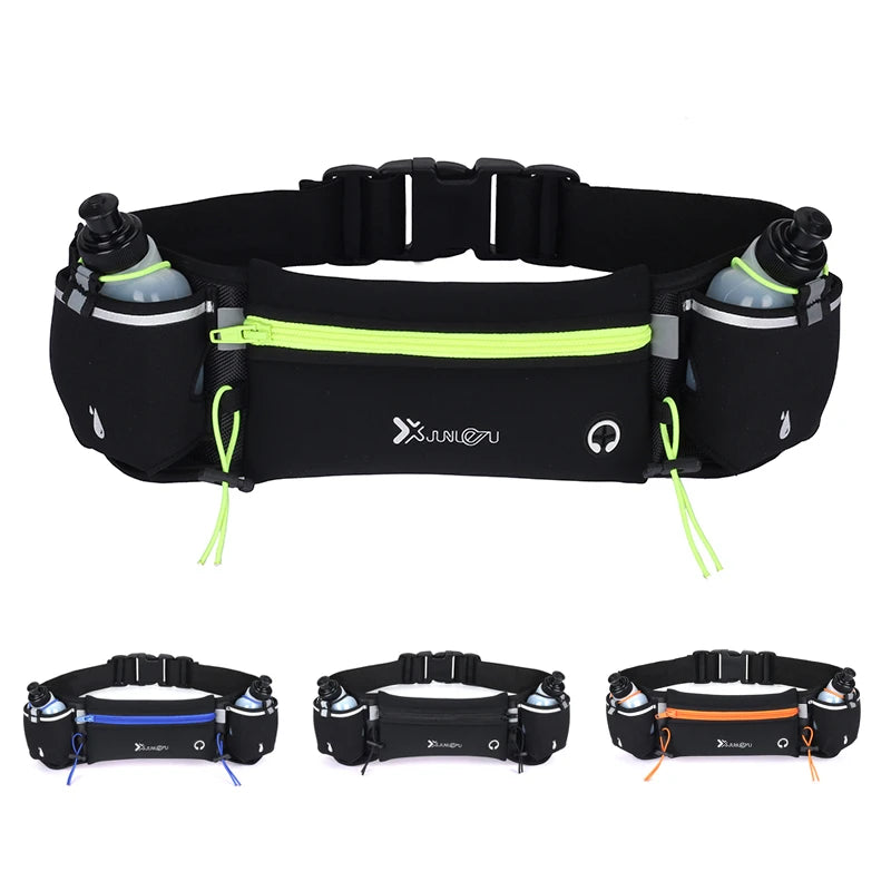 🏃‍♂️ Marathon Trail Running Hüfttasche – Mit 2 Wasserflaschen für maximale Ausdauer