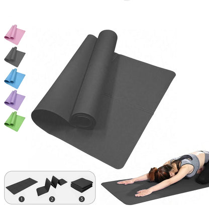 Flexibel trainieren – egal wo du bist, ob zu Hause, im Park oder unterwegs – diese faltbare Yogamatte passt sich deinem Lifestyle an. Leicht, kompakt und schnell verstaut, begleitet sie dich überall hin.