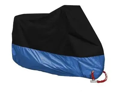 Motorradabdeckung - wasserdicht, ganzjährig, staubdicht, UV-Schutz, 190T, verschiedene Farben
